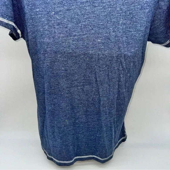 NFL Team Apparel Women's Speckled Chicago Bears Short Sleeve V-Neck T-Shirt-Sz L - Picture 9 of 10